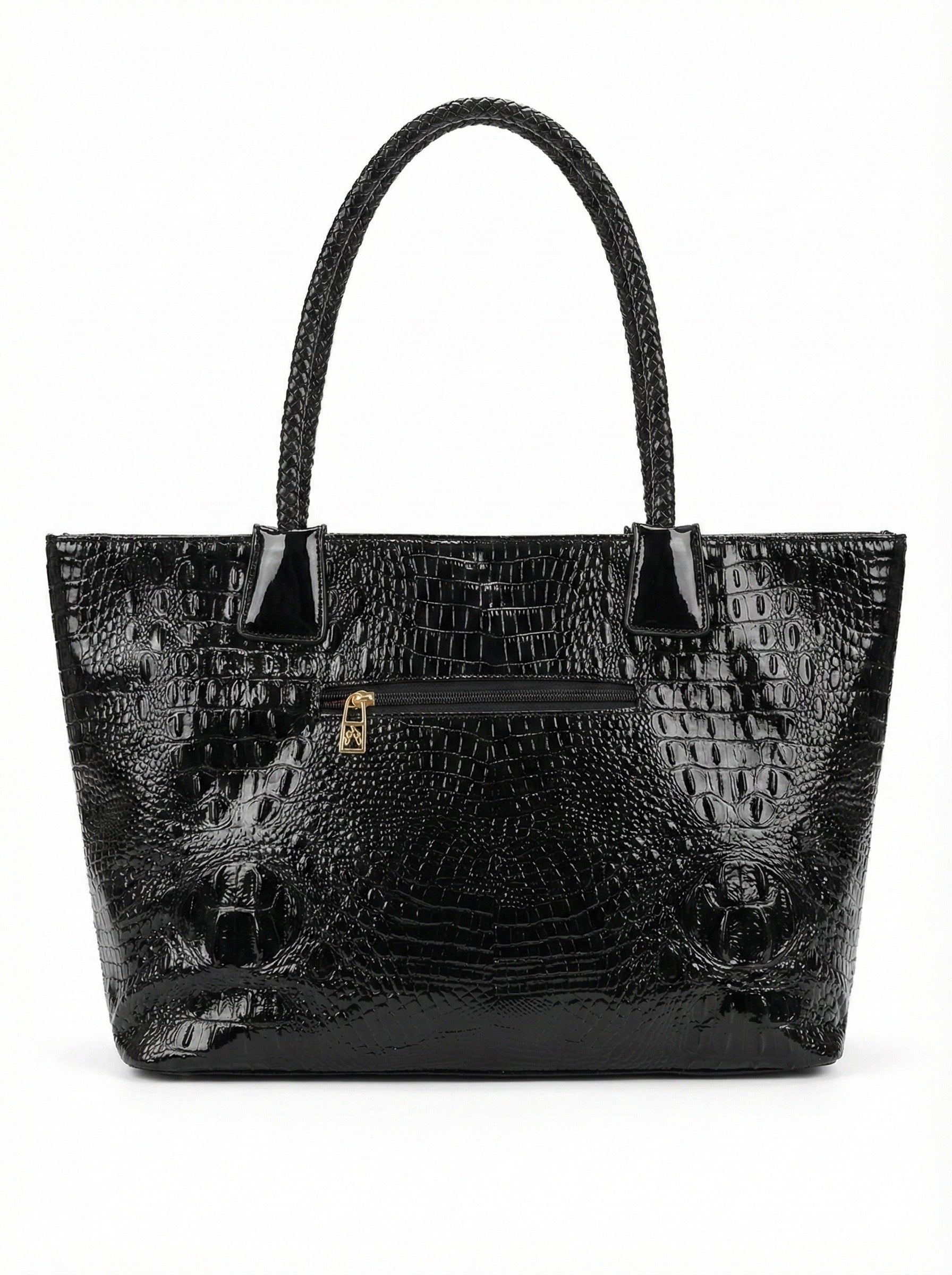 MIDNIGHT CROC TOTE
