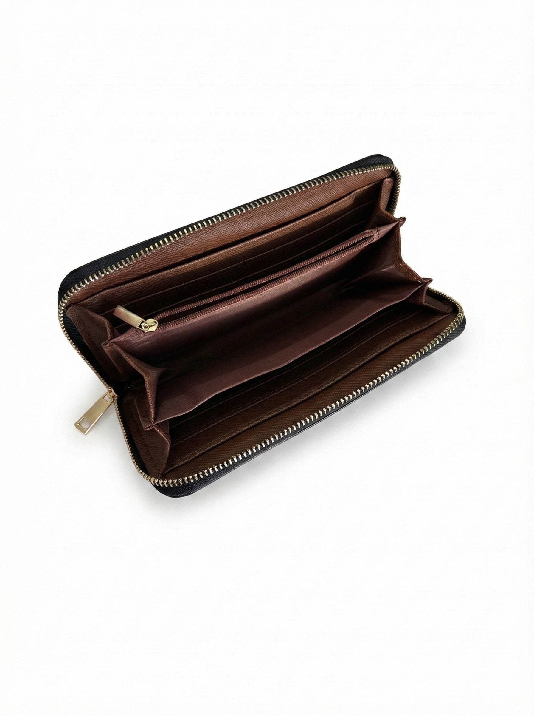 COQUETTE BLACK CROC/ OSTRICH WITH WALLET