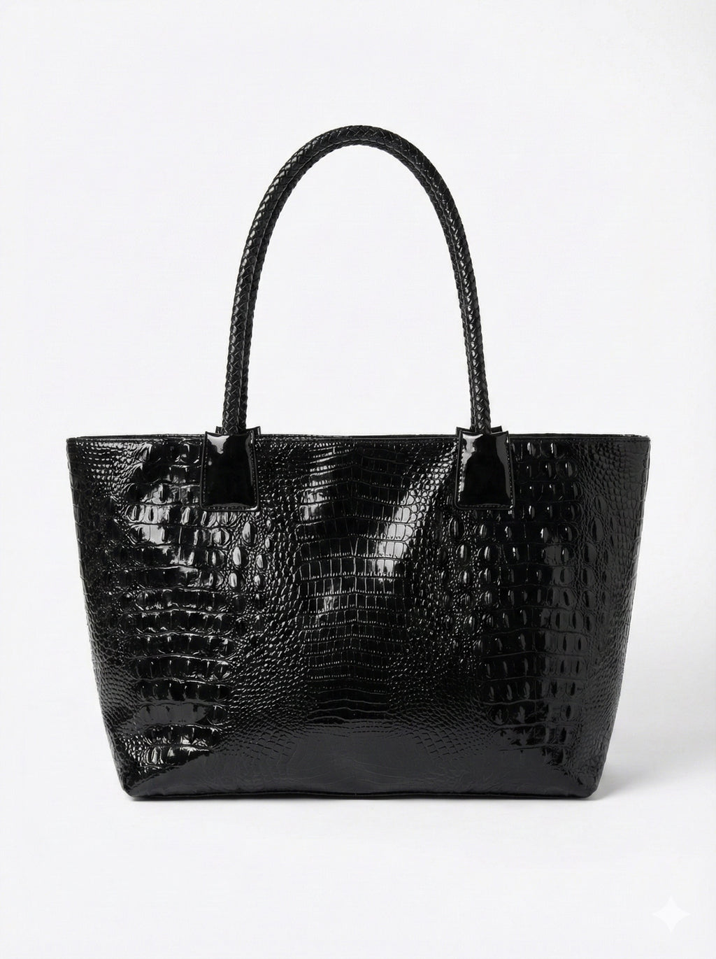 MIDNIGHT CROC TOTE