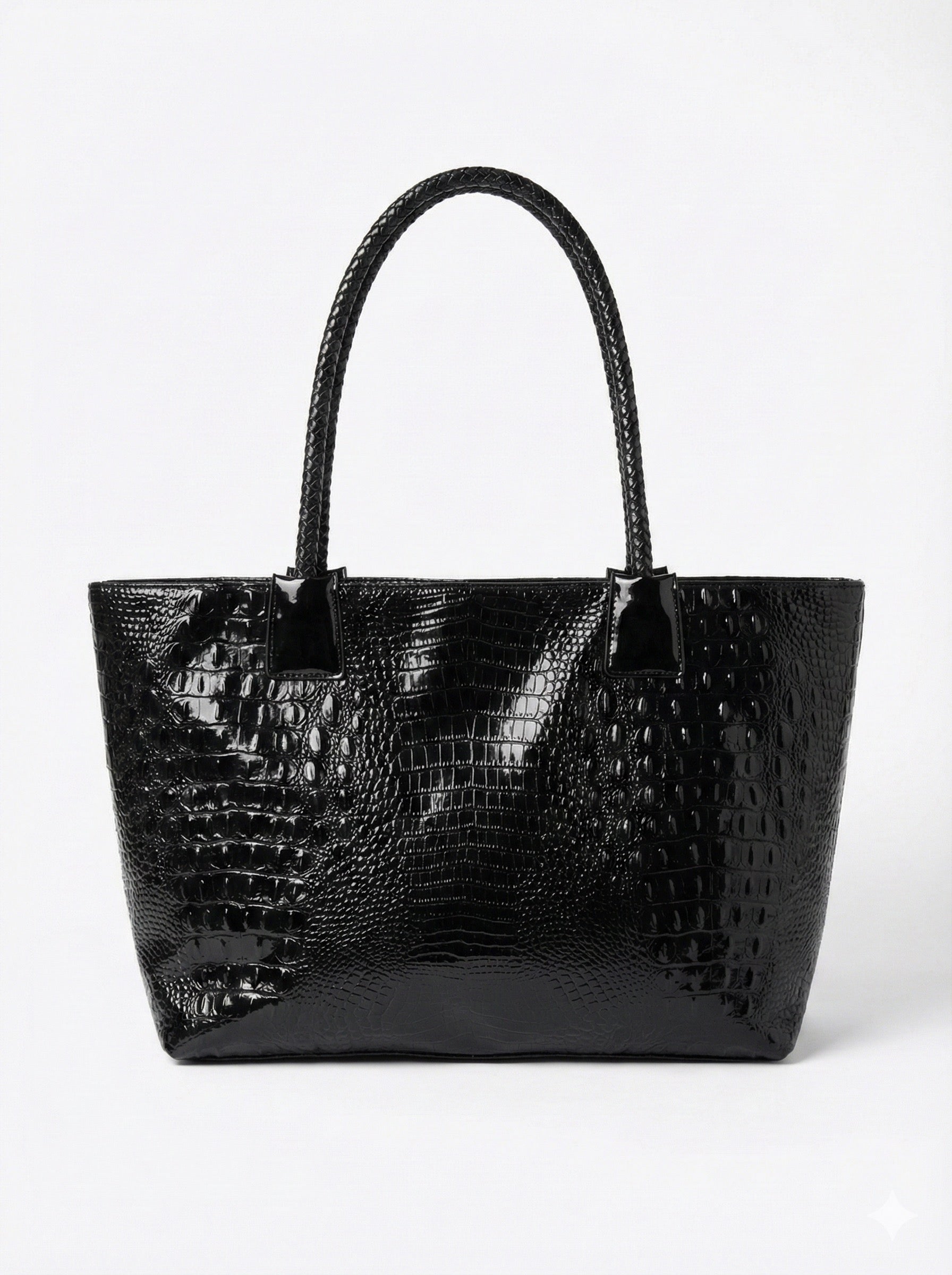 MIDNIGHT CROC TOTE